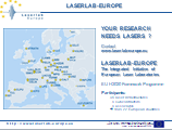 Laserlab presentation - 2 slides